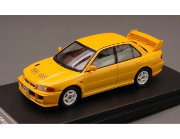Hpi Racing HPI8563 MITSUBISHI LANCER EVO III DANDELION YELLOW 1:43 Modellino