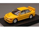 Hpi Racing HPI8563 MITSUBISHI LANCER EVO III DANDELION YELLOW 1:43 Modellino