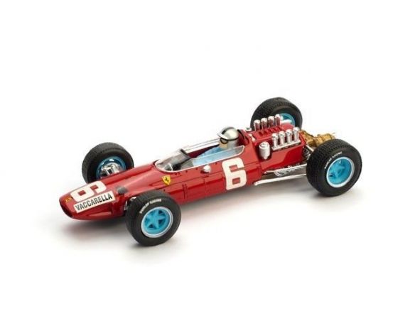Brumm BM0296CH FERRARI 158 N.VACCARELLA 1965 N.6 12th ITALY GP 1:43 Modellino
