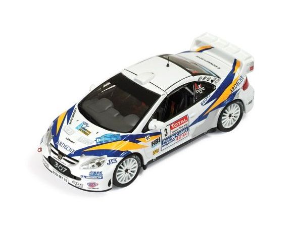 Ixo model RAM267 PEUGEOT 307 N.3 R.TOURQUET 2006 1:43 Modellino