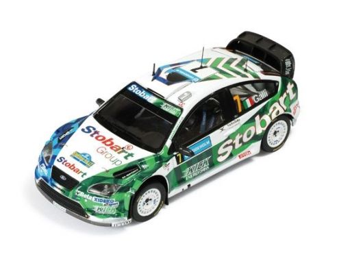Ixo model RAM316 FORD FOCUS RS 07 WRC N.7 3rd SWEDEN 2008 BERNACCHINI-GALLI 1:43 Modellino