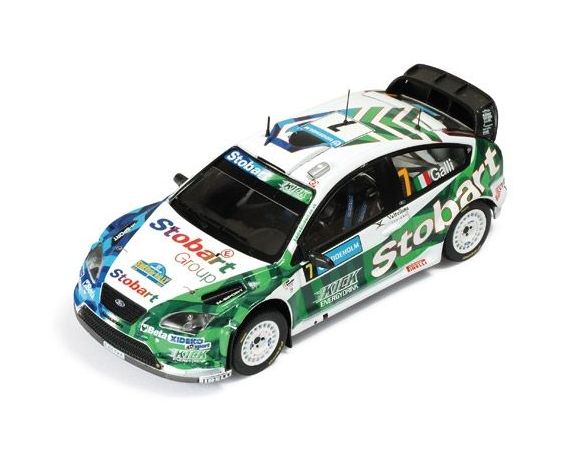 Ixo model RAM316 FORD FOCUS RS 07 WRC N.7 3rd SWEDEN 2008 BERNACCHINI-GALLI 1:43 Modellino
