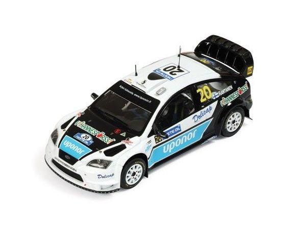 Ixo model RAM338 FORD FOCUS N.20 FINLAND 2008 1:43 Modellino