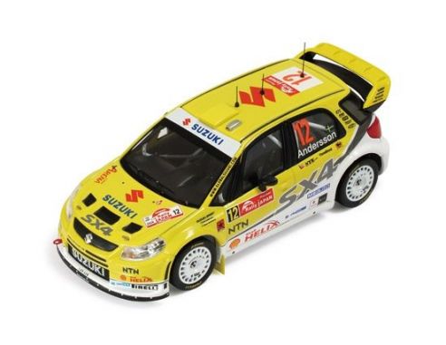 Ixo model RAM346 SUZUKI SX4 N.12 JAPAN 2008 ANDERSSON-ANDERSSON 1:43 Modellino