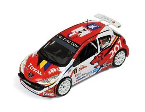 Ixo model RAM348 PEUGEOT 207 N.2 IRC MADEIRA'08 1:43 Modellino