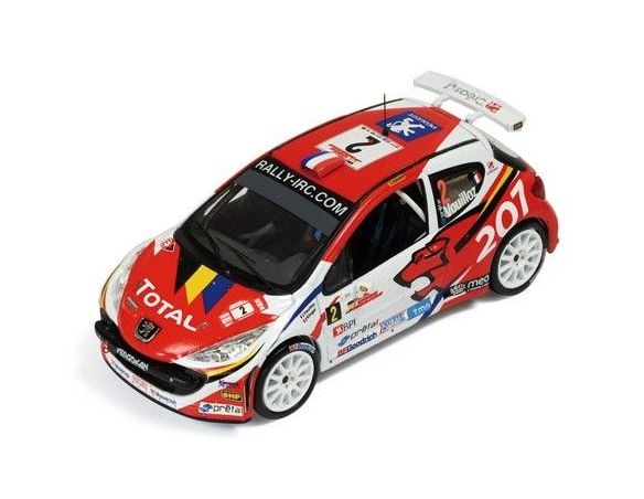 Ixo model RAM348 PEUGEOT 207 N.2 IRC MADEIRA'08 1:43 Modellino