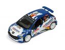 Ixo model RAM349 PEUGEOT 207 N.17 YPRES 2008 1:43 Modellino