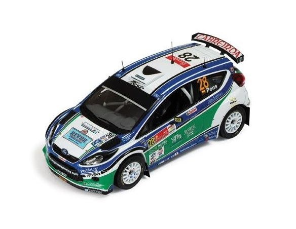 Ixo model RAM414 FORD FIESTA S2000 N.28 8th CORONA MEXICO RALLY 2010 1:43 Modellino