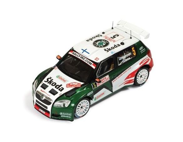 Ixo model RAM419 SKODA FABIA S2000 N.5 2nd M.CARLO 2010 HANNINEN-MARKKULA 1:43 Modellino