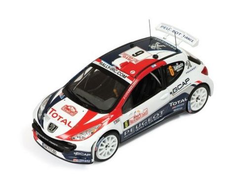 Ixo model RAM421 PEUGEOT 207 S2000 N.6 4th RALLY M.CARLO 2010 RENUCCI-SARRAZIN 1:43 Modellino