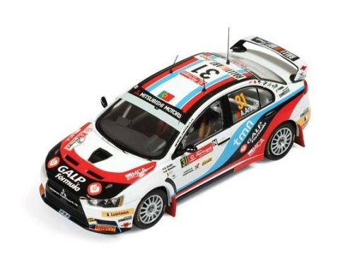 Ixo model RAM435 MITSUBISHI LANCER EVO X N.31 PORTUGAL 2010 1:43 Modellino
