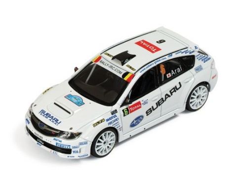 Ixo model RAM438 SUBARU IMPREZA STI N.6  RALLY YPRESM 2010 BARRET-ARAI 1:43 Modellino
