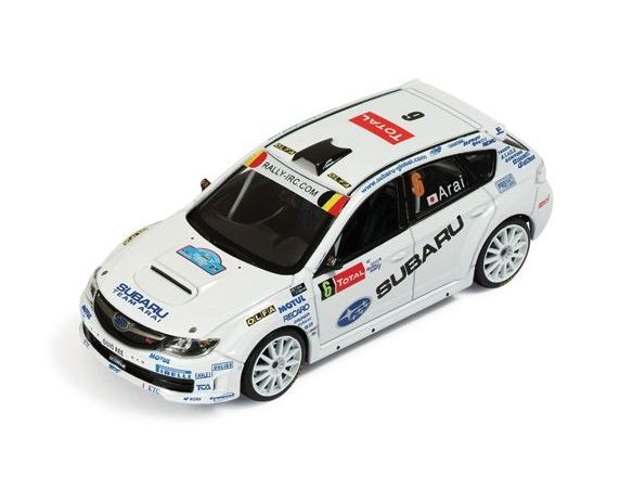 Ixo model RAM438 SUBARU IMPREZA STI N.6  RALLY YPRESM 2010 BARRET-ARAI 1:43 Modellino