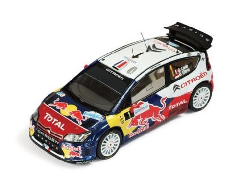 Ixo model RAM445 CITROEN C4 WRC N.1 WINNER FRANCE 2010 LOEB/ELENA 1:43 Modellino