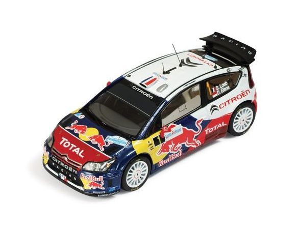 Ixo model RAM445 CITROEN C4 WRC N.1 WINNER FRANCE 2010 LOEB/ELENA 1:43 Modellino