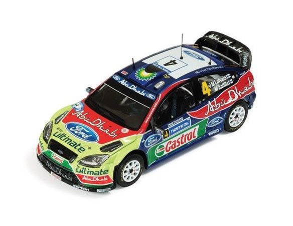 Ixo model RAM447 FORD FOCUS WRC N.4 WINNER FINLAND RALLY 2010 LATVALA-ANTTILA 1:43 Modellino