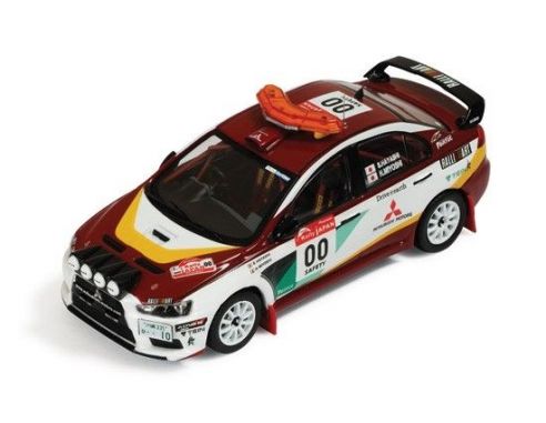 Ixo model RAM454 MITSUBISHI LANCER EVO X N.00  SAFETY CAR R.JAPAN 2008 MYOSHI-HAYASH 1:43 Modellino