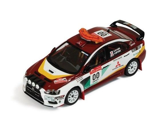 Ixo model RAM454 MITSUBISHI LANCER EVO X N.00  SAFETY CAR R.JAPAN 2008 MYOSHI-HAYASH 1:43 Modellino