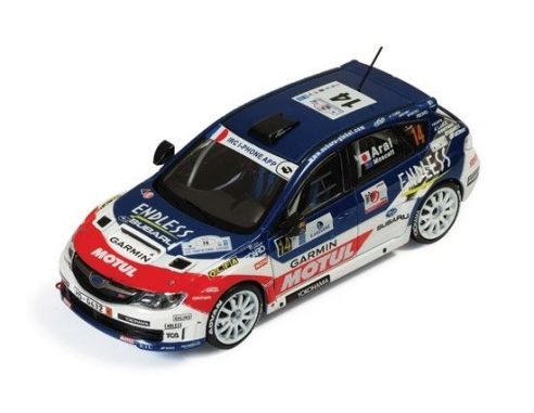 Ixo model RAM456 SUBARU IMPREZA WRC STI N.14 IRC T.DE CORSE 2011 MOSCATI-ARAI 1:43 Modellino