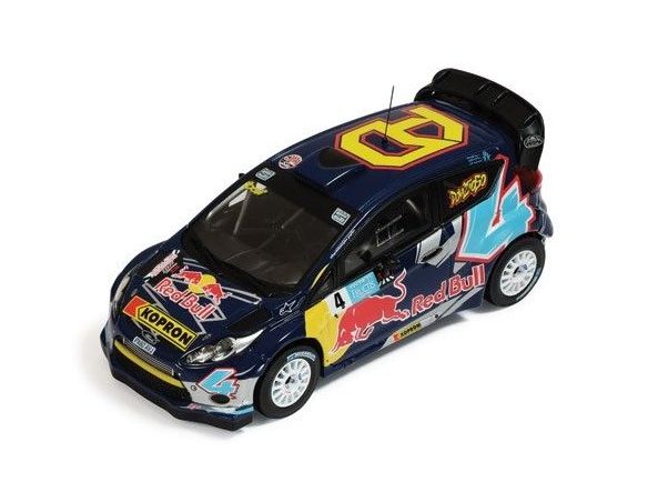 Ixo model RAM465 FORD FIESTA RS WRC N.4 A.DOVIZIOSO BOLOGNA MOTOR SHOW 2011 1:43 Modellino