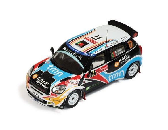 Ixo model RAM471 MINI COUNTRYMAN S2000 N.17 PORTUGAL 2011 ARAUJO-RAMALHO 1:43 Auto Rally