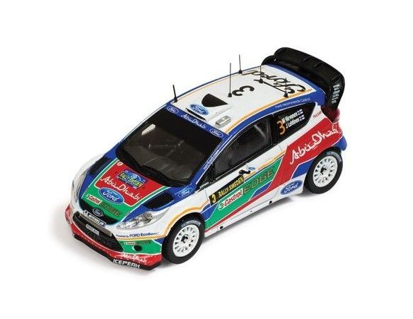 Ixo model RAM473 FORD FIESTA RS WRC N.3 WINNER SWEDEN RALLY 2011 LEHTINEN-HIRVONEN 1:43 Modellino