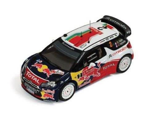Ixo model RAM474 CITROEN DS3 N.2 WINNER PORTUGAL RALLY 2011 INGRASSIA-OGIER 1:43 Modellino