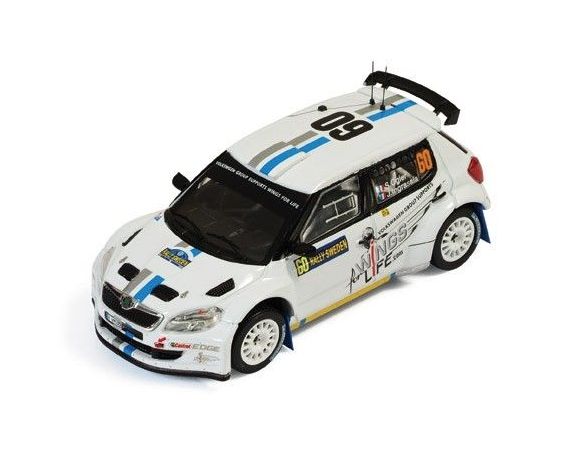 Ixo model RAM486 SKODA FABIA S2000 N.60 11th SWEDEN 2012 OGIER-INGRASSIA 1:43 Modellino