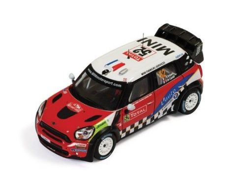 Ixo model RAM487 MINI JOHN COOPER WORKS N.52 7th MONTECARLO 2012 CAMPANA-DE CASTELLI 1:43 Modellino