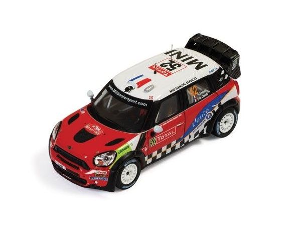 Ixo model RAM487 MINI JOHN COOPER WORKS N.52 7th MONTECARLO 2012 CAMPANA-DE CASTELLI 1:43 Modellino