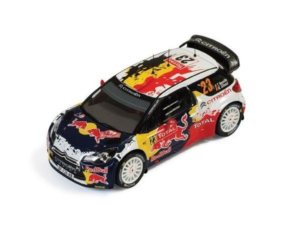 Ixo model RAM488 CITROEN DS3 WRC RETIRED MONTE CARLO 2012 NEUVILLE-GILSOUL 1:43 Modellino