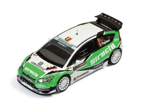 Ixo model RAM508 CITROEN C4 WRC N.1 WINNER RALLY DE WALLONIE 2011 TSJOEN-CHEVAILLIER 1:43 Modellino