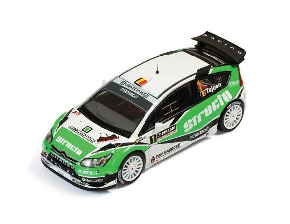 Ixo model RAM508 CITROEN C4 WRC N.1 WINNER RALLY DE WALLONIE 2011 TSJOEN-CHEVAILLIER 1:43 Modellino