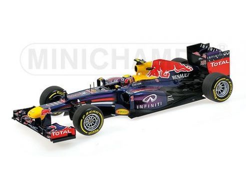 MINICHAMPS 110130072 RED BULL MARK WEBBER SHOWCAR 2013 Modellino