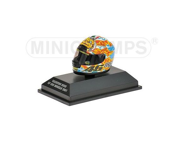 Minichamps PM397010076 CASCO V.ROSSI 2001 MUGELLO GP 1:8 Modellino