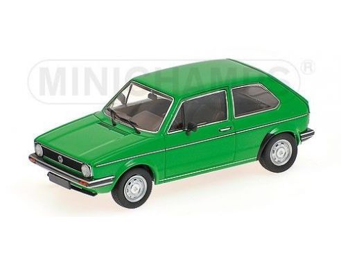 Minichamps PM400055100 VW GOLF 1980 GREEN 1:43 Modellino