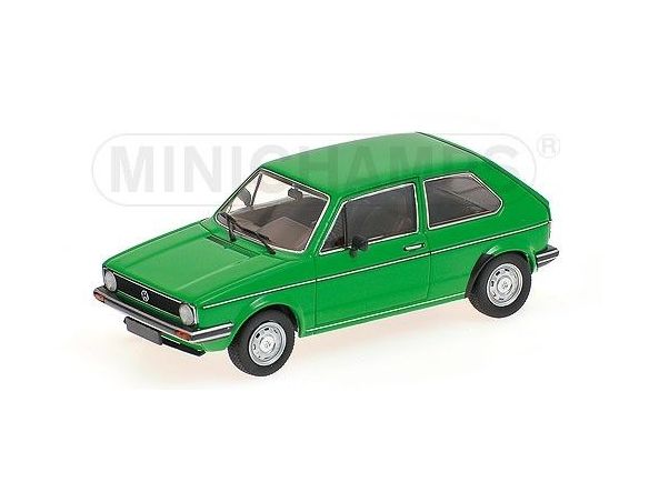 Minichamps PM400055100 VW GOLF 1980 GREEN 1:43 Modellino