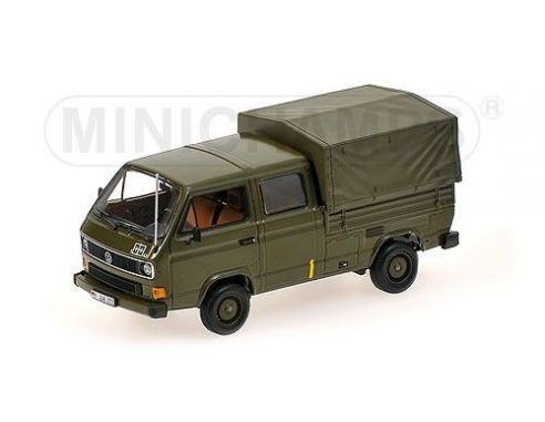 Minichamps PM400055291 VW T3 DOKA PRITSCHE 1983 BUNDESWEHR 1:43 Modellino