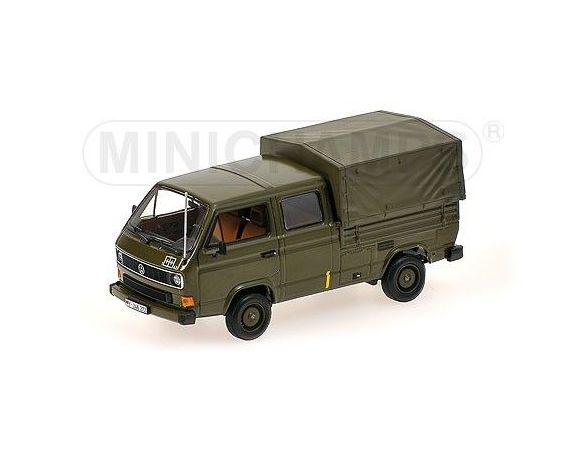 Minichamps PM400055291 VW T3 DOKA PRITSCHE 1983 BUNDESWEHR 1:43 Modellino