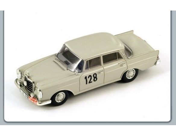 Spark Model S1004 MERCEDES 220 SE N.128 WINNER MONTE CARLO RALLY 1960 SCHOCK/MOLL 1:43 Modellino