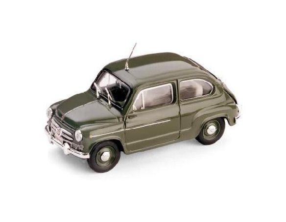 Brumm BM0308 FIAT 600D POLIZIA STRADALE 1960 1:43 Modellino