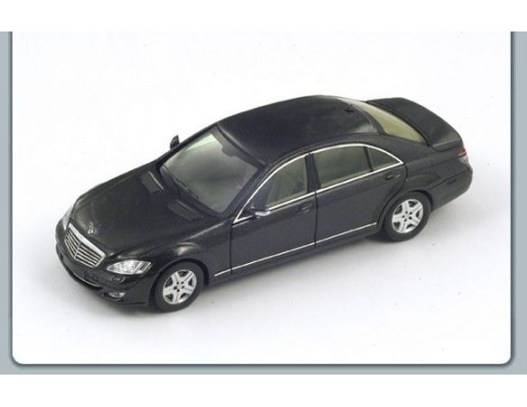 Spark Model S1063 MERCEDES S KLASS W221 2005 GUN METALLIC 1:43 Modellino