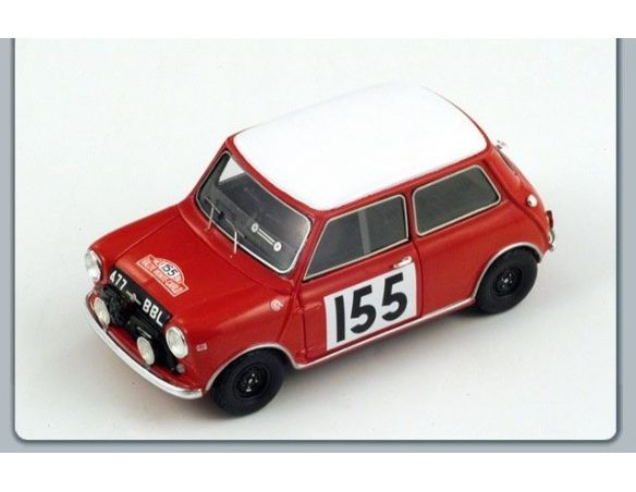 Spark Model S1190 MORRIS COOPER N.155 MONTE CARLO RALLY 1963 1:43 Modellino