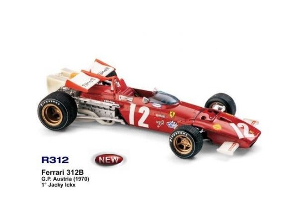 Brumm BM0312 FERRARI 312 B J.ICKX 1970 N.12 WINNER AUSTRIAN GP 1:43 Modellino