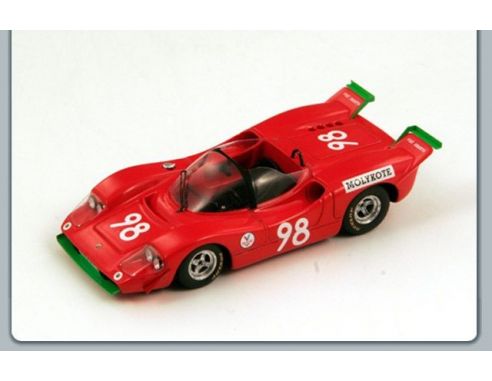 Spark Model S1324 ABARTH SPORT 2000 N.98 TARGA FLORIO 1970 TARAMAZZO-VIRGILIO 1:43 Modellino