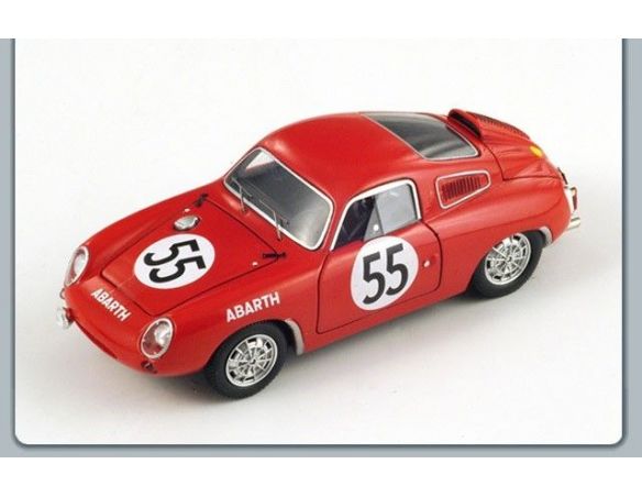 Spark Model S1334 ABARTH 700 S N.55 LE MANS 1961 1:43 Modellino
