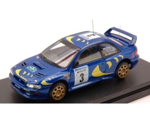 Hpi Racing HPI8595 SUBARU IMPREZA WRC N.3 4th SWEDISH 1997 MC RAE-GRIST 1:43 Modellino