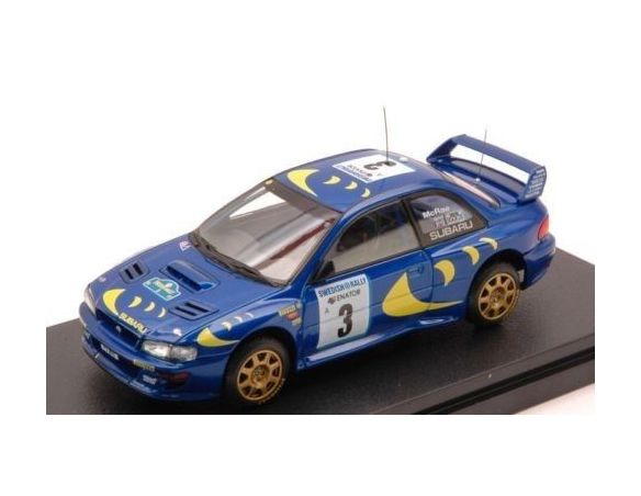Hpi Racing HPI8595 SUBARU IMPREZA WRC N.3 4th SWEDISH 1997 MC RAE-GRIST 1:43 Modellino
