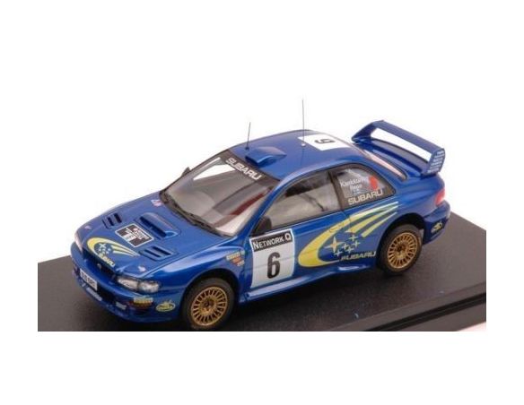 Hpi Racing HPI8601 SUBARU IMPREZA WRC'99 N.6 2nd GREAT BRITAIN 1999 KANKKUNEN-REPO 1:43 Modellino
