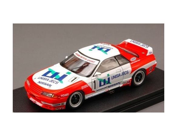 Hpi Racing HPI8610 UNISIA SKYLINE GT-R N.1 JTC SUZUKA 1993 1:43 Modellino